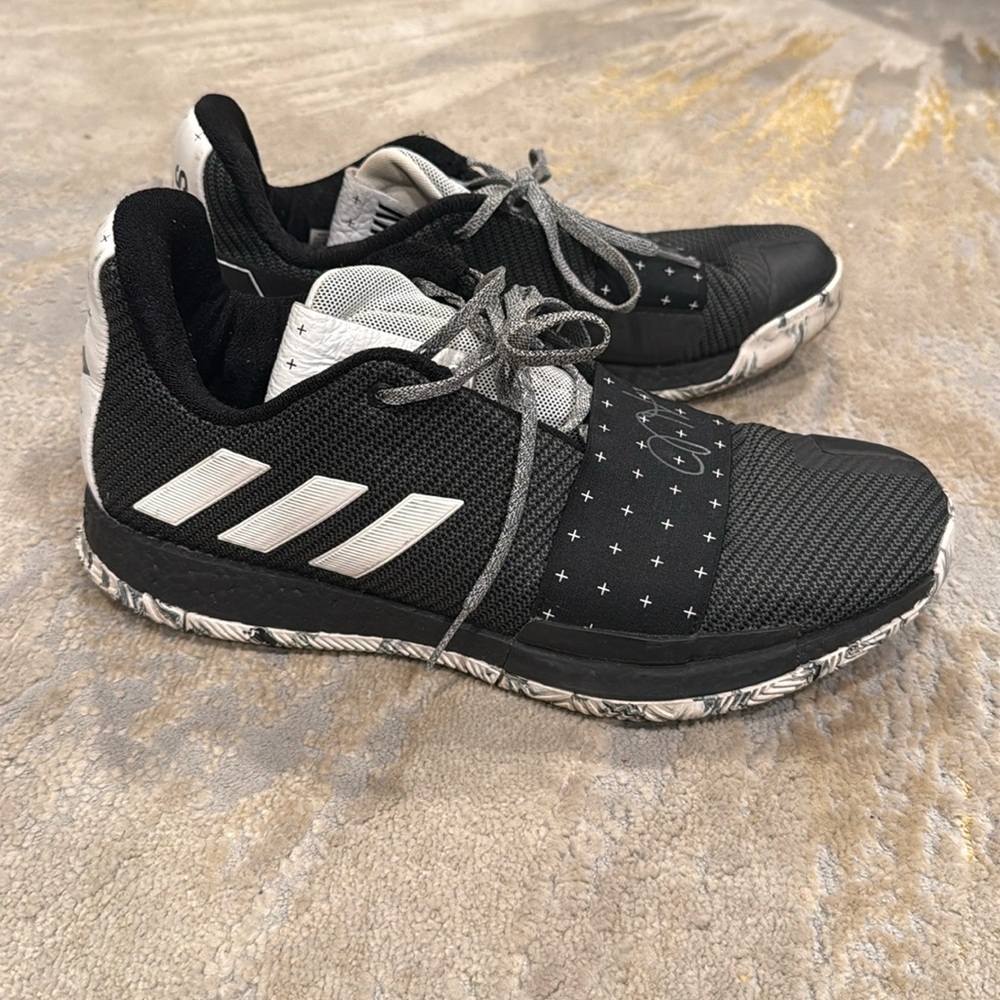 Adidas Harden "Volume 3" Cosmos size 12.5 in GUC black and‎ white